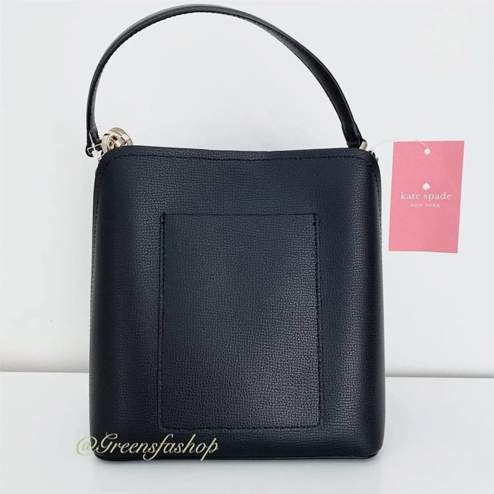 NWT Kate Spade Purse Darcy Black Small Bucket Bag Crossbody - Picture 4 of 10